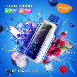 VOZOL Cape Town - VOZOL STAR 20000 BLUE RAZZ ICE F48P4