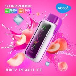 VOZOL Vape Sale - VOZOL STAR 20000 JUICY PEACH ICE F48P10