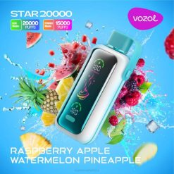 VOZOL Vape Store - VOZOL STAR 20000 RASPBERRY APPLE WATERMELON PINEAPPLE F48P18
